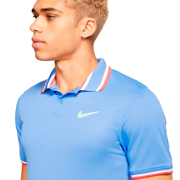 Мужские Поло Nike M NKCT SLAM POLO PS NT L Голубой photo 5